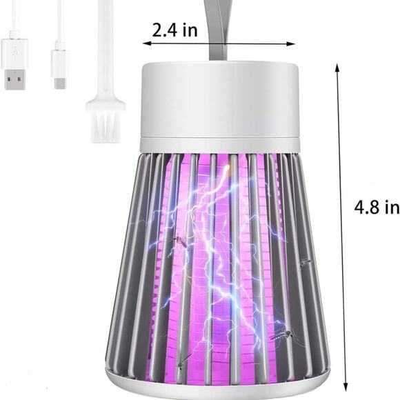 Bug Zapper Indoor Zapper USB Mosquito Trap Fly Zapper Small Brush, Radiationless - Picture 3 of 8